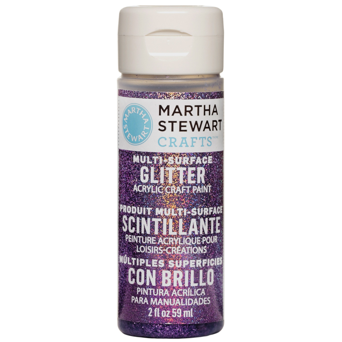 Buy The Martha Stewart Multi Surface Glitter Paint Charoite 2 Oz